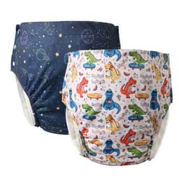 image-Reusable Adult Cloth Diapers - Washable Incontinence