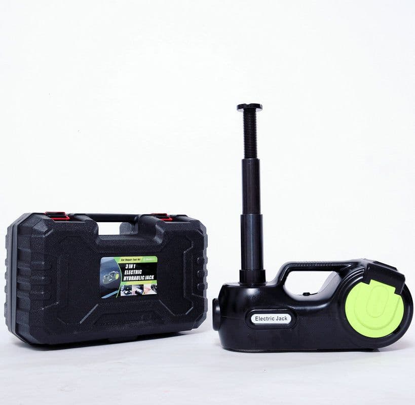 image-Xinyoulu 12V Electric Hydraulic Jack 5T Digital Display Vehicle Tool 53cm Lift