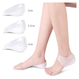 image-Invisible inner pad leisure sports half size pad shock-absorbing shoes inner heel pad wear shoe sock pad