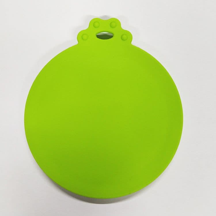 image-Silicone Pet Food Can Lid - Orange