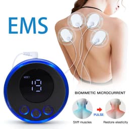 image-Portable USB Foot Massager EMS Machine with Charging Foot Pad