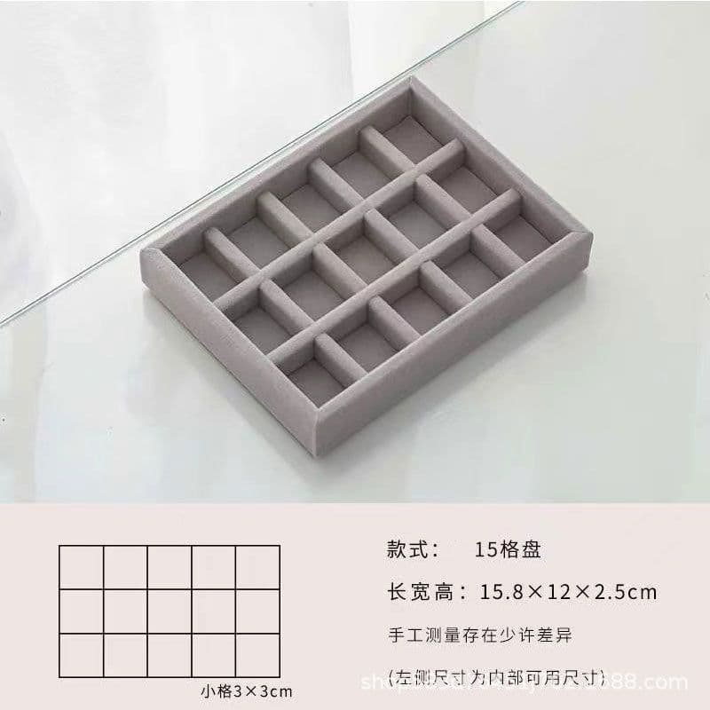 image-Jewelry Storage Tray - Desktop Organizer