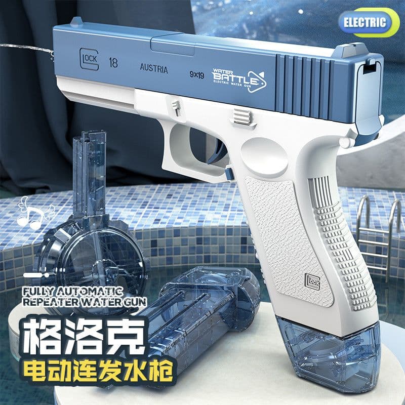 image-Electric Water Gun - Blue Burst Toy