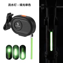 image-Bicycle Tail Light - Compact Portable Red LED Cycling