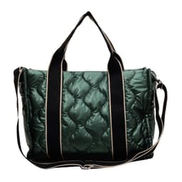 image-Grey Nylon Tote Bag - Soft Handle Rhombus