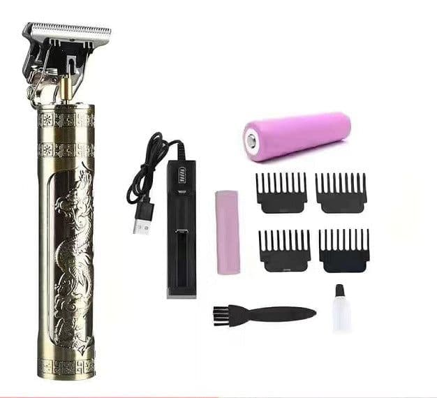 image-Electric Hair Clipper T9 Rechargeable Razor Brushless Motor Titanium Alloy