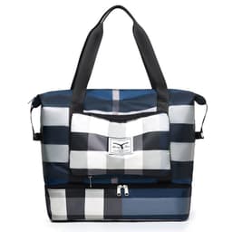 image-Sports Fitness Bag With Independent Shoe Compartment Dry Wet Separation Travel