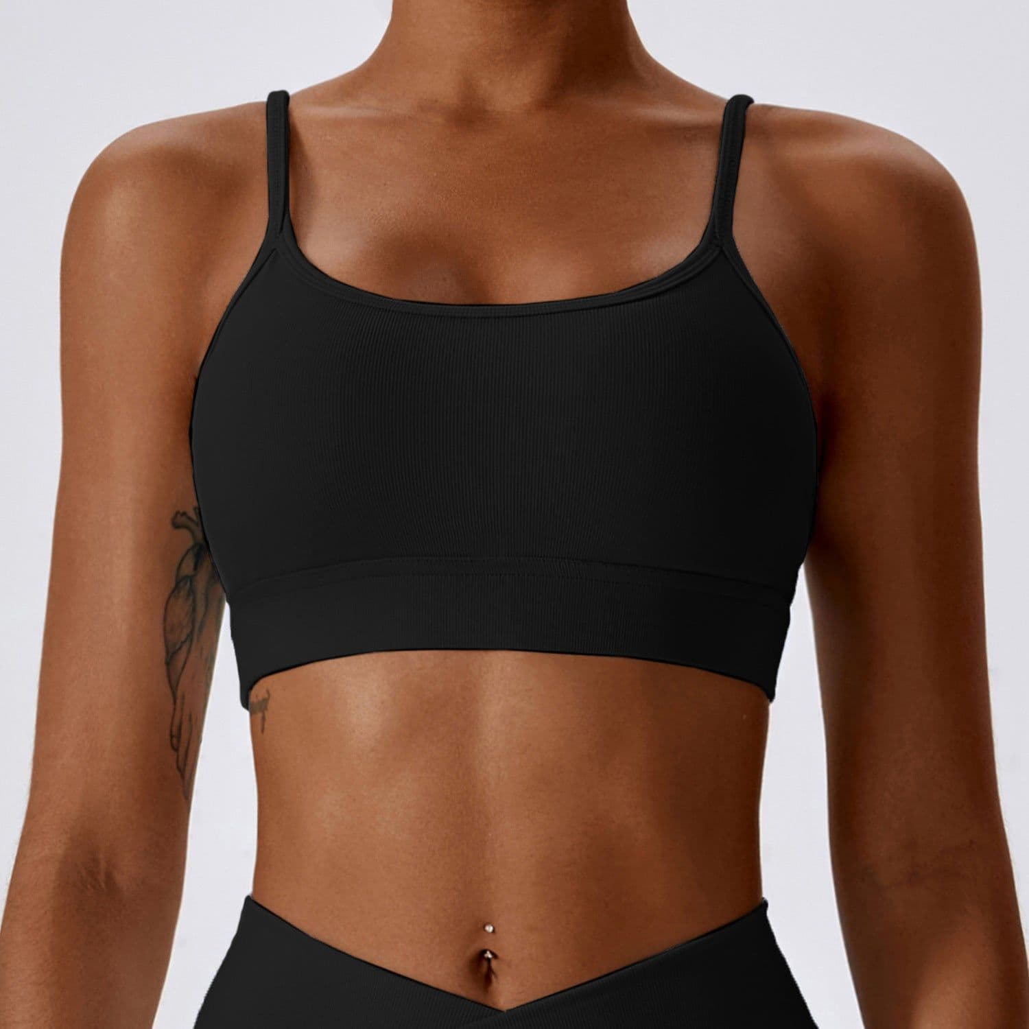 image-Zechuang strapped quick-drying beautiful back yoga bra running fitness sports bra tight yoga clothing top 8333