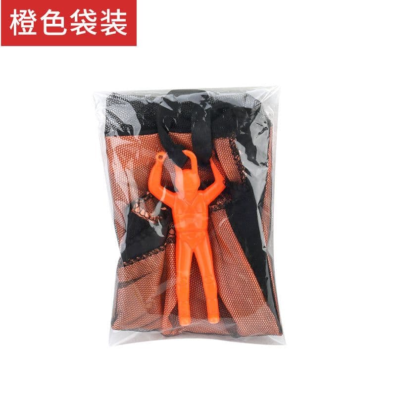 image-Kids Parachute Toy - White Plastic Jumping Soldier 45mm