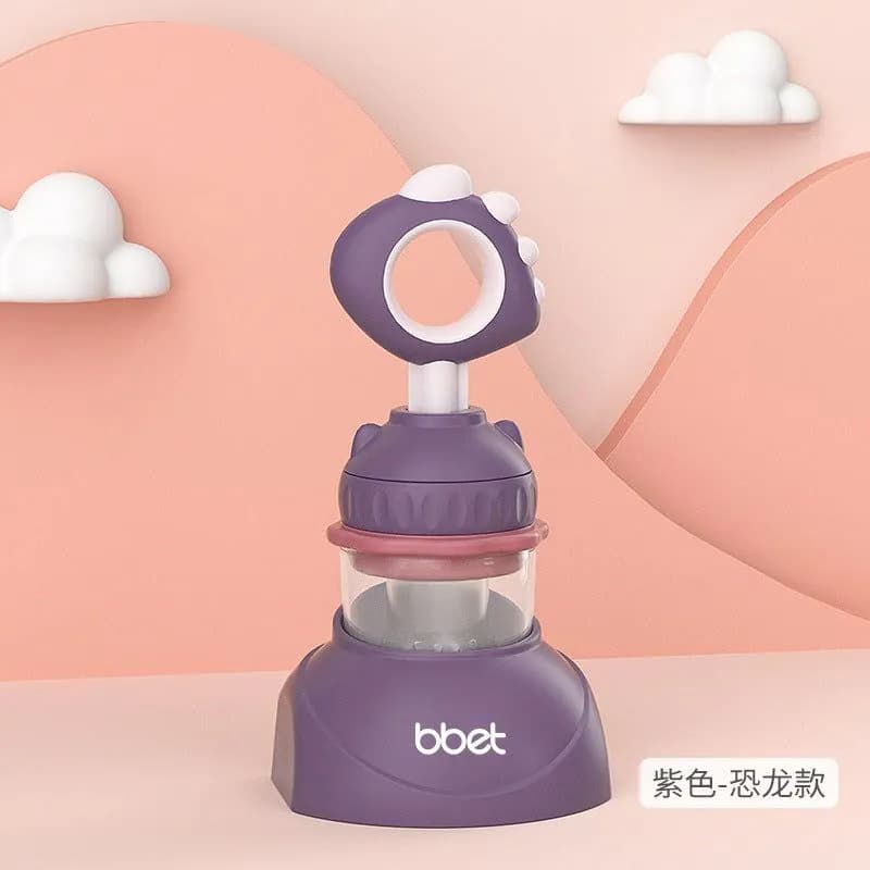 image-Baby Teething Fruit Feeder - Purple Dinosaur