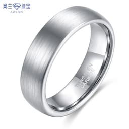 image-Tungsten Steel Ring - Two-Tone 4mm-8mm Unisex