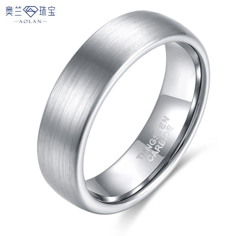 image-Tungsten Steel Ring - Two-Tone 4mm-8mm Unisex