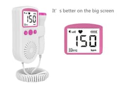 image-Fetal Doppler Heart Rate Monitor - Pregnant Women Stethoscope