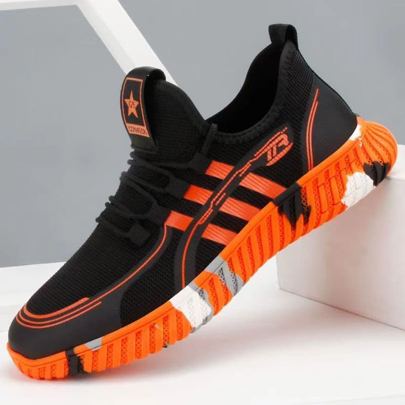 image-Men's Summer Breathable Running Sneakers G8 Green Low Cut