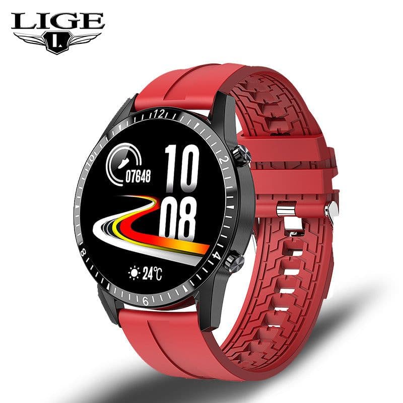 image-LIGE/Bangwei Multifunctional Smart Watch Bluetooth Call Pedometer Blood Pressure Heart Rate Detection Waterproof Watch