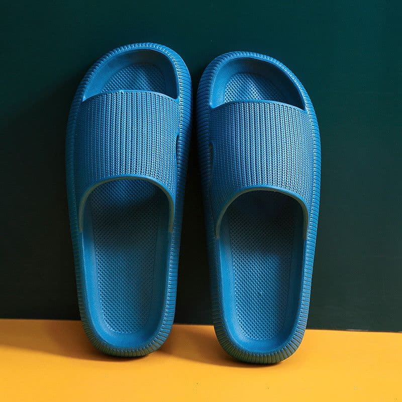 image-Women's Slippers - Orange 44-45 EVA Thick-Soled Flip Flops