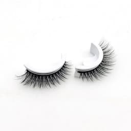 image-A Pair Self-Adhesive False Eyelashes - High-Grade Fiber