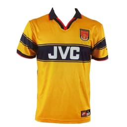 image-Arsenal Retro Football Jersey - Henry 14 Bergkamp 10