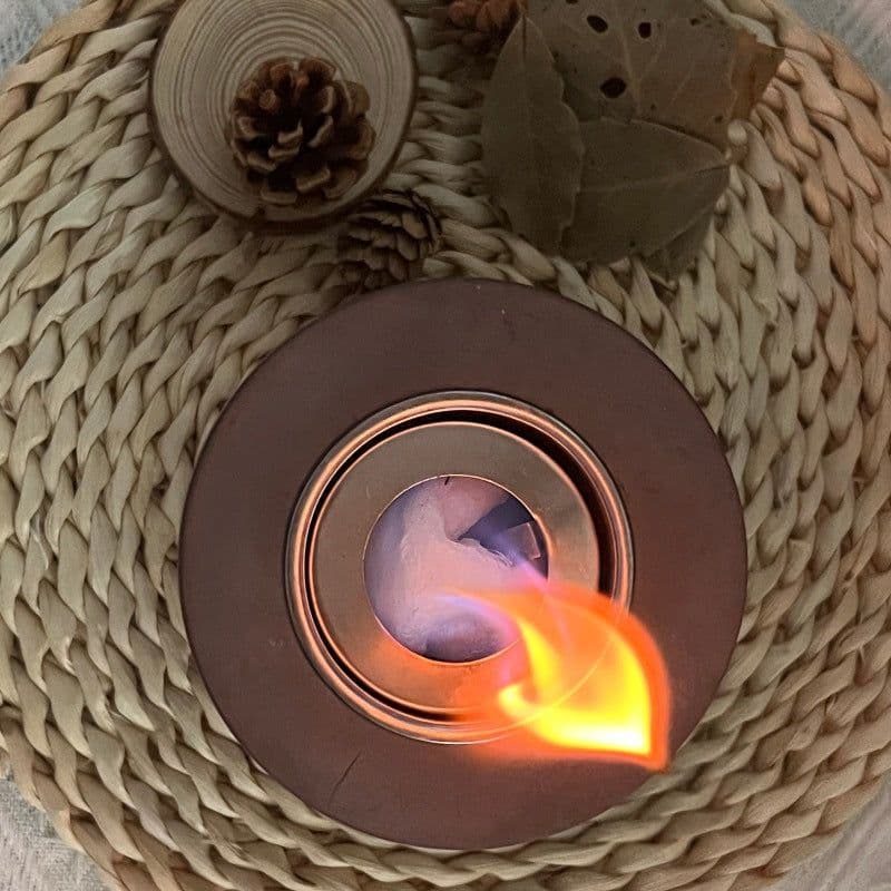 image-Korki KQ-S01 Alcohol Fireplace - Cement Modern