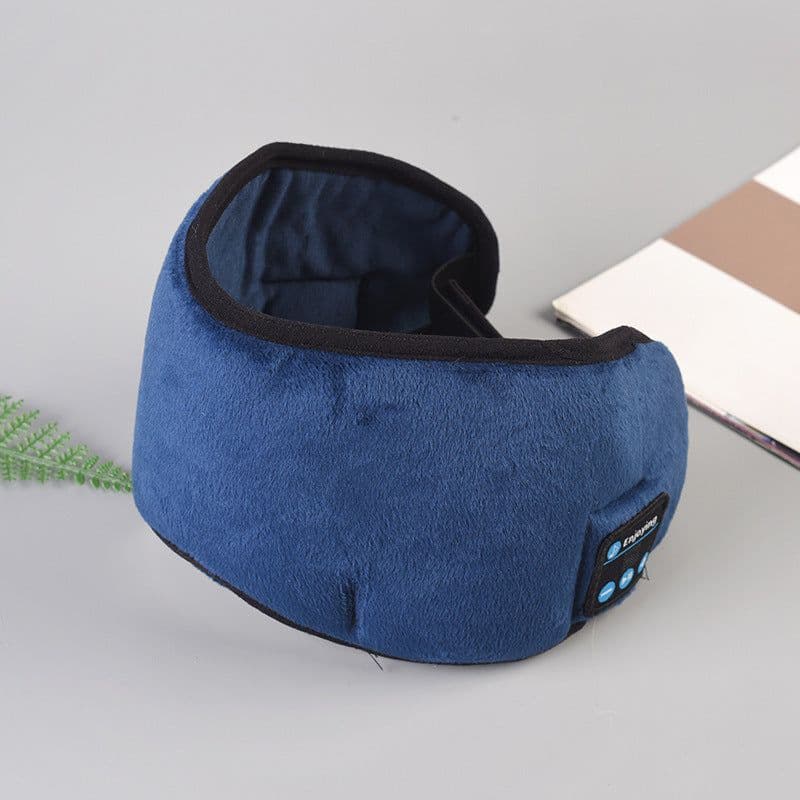 image-Cross-border 3D Bluetooth eye mask headset smart wireless music call earmuffs breathable sleep artifact shading eye mask