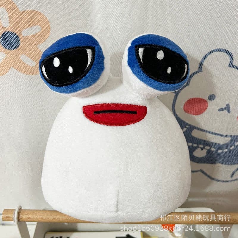 image-Alien Big-Eyed Snail Plush Toy Doll - Cross-border Pou