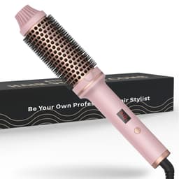 image-New cross-border perm curling iron hair straightener electric plywood straight curling dual-purpose large curling inner bangs perm iron straight