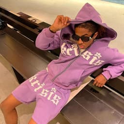 image-American Star Hooded Sweater Women's Violet XL