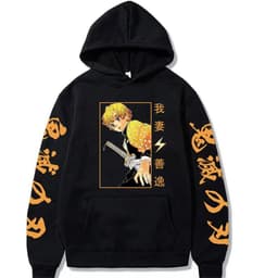 image-Men's & Women's Anime Hooded Hoodie - Large Size