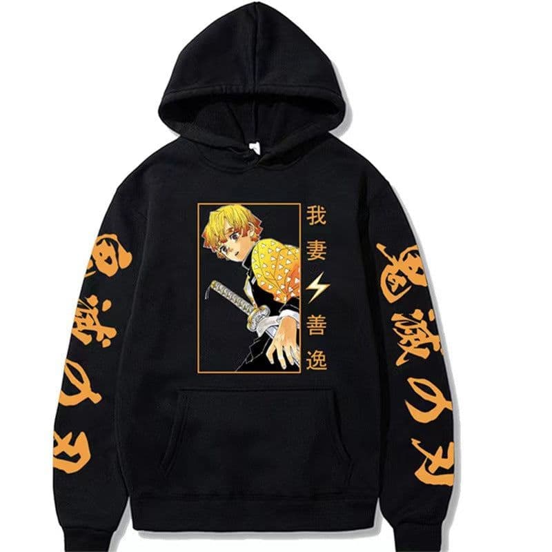 image-Men's & Women's Anime Hooded Hoodie - Large Size