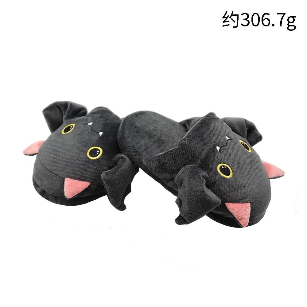 image-Cute Cartoon Slippers - Moving Ears Anti-slip Blue