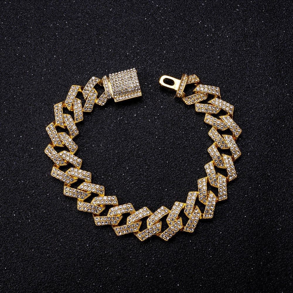 image-Cuban Chain Necklace - 15mm Gold Hip-Hop Jewelry, 60cm