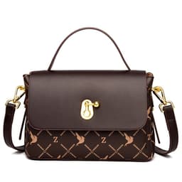 image-Women's 2023 Messenger Bag, Soft PVC Zipper Handbag, Animal Print