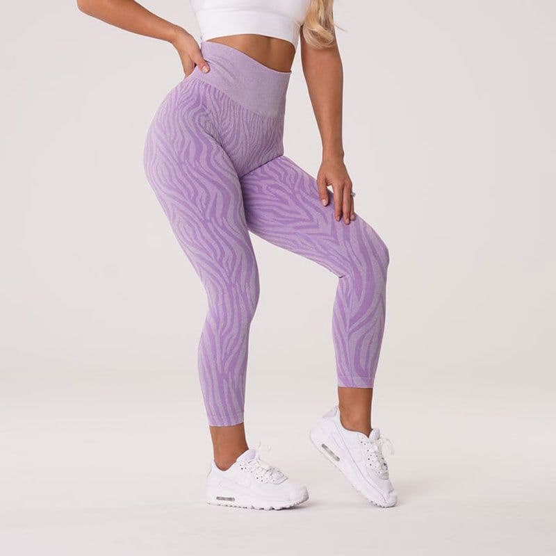 image-Zebra Yoga Pants High Waist Leggings Seamless