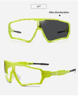 image-ELAX Cycling Glasses Color-Changing Windproof AP
