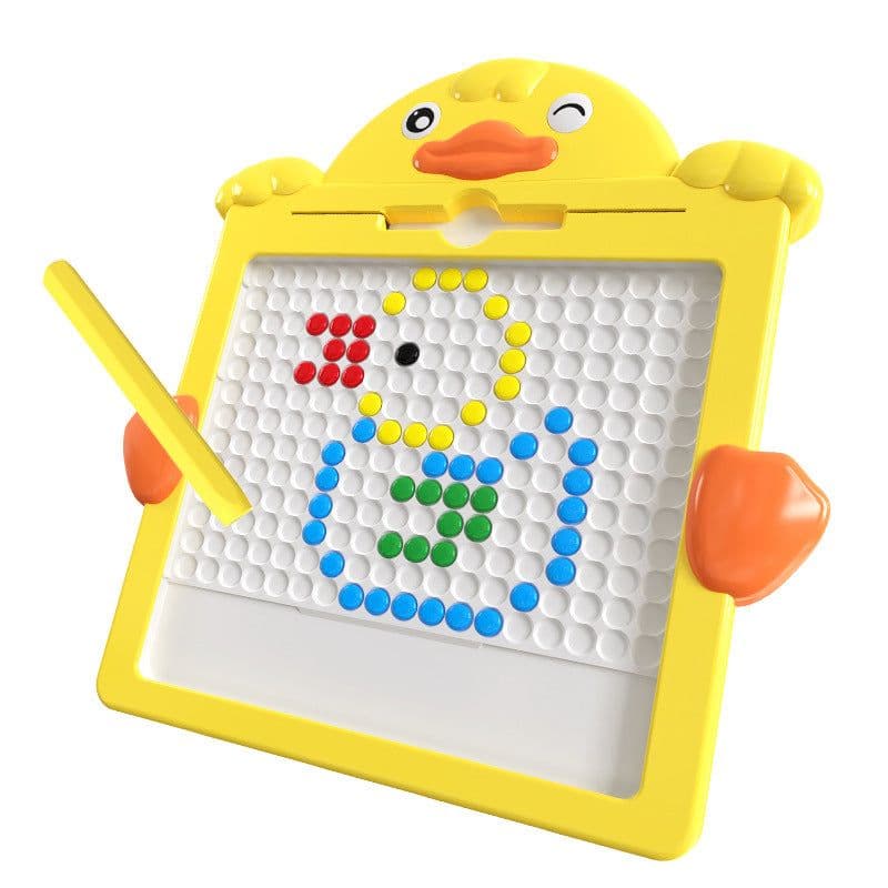 image-Children's Magnetic Drawing Board - Yellow Duck