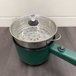 image-Electric Hot Pot - Stainless Steel Double Layer Non-Stick