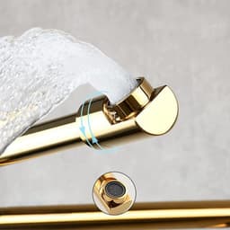 image-Star Veda CF3010 Brushed Gold Copper Kitchen Sink Faucet