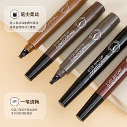image-Four-pronged eyebrow pencil with clear roots, liquid eyebrow pencil, claw eyebrow pencil, liquid eyebrow pencil, waterproof and non-smudged, cross-border
