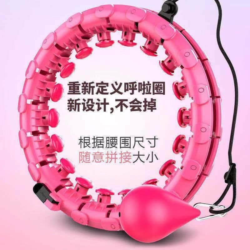 image-Smart Hula Hoop - 24 Knots Blue Fitness Equipment