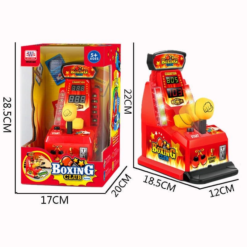 image-Wensheng Mini Finger Boxing Machine - Parent-Child Game Console, Plastic, English Version