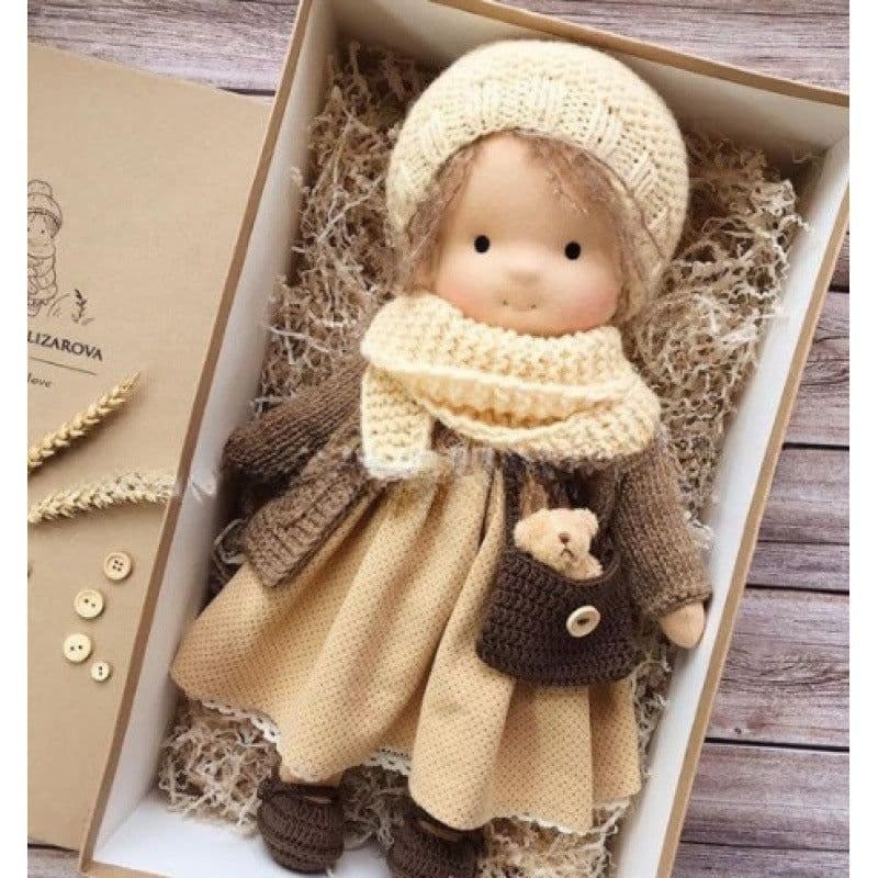 image-Waldorf Doll Cotton Handmade - Animal Cartoon