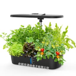 image-LCD Plant Growth Lamp 12-hole Soilless Hydroponics - ZG1003, EU CE