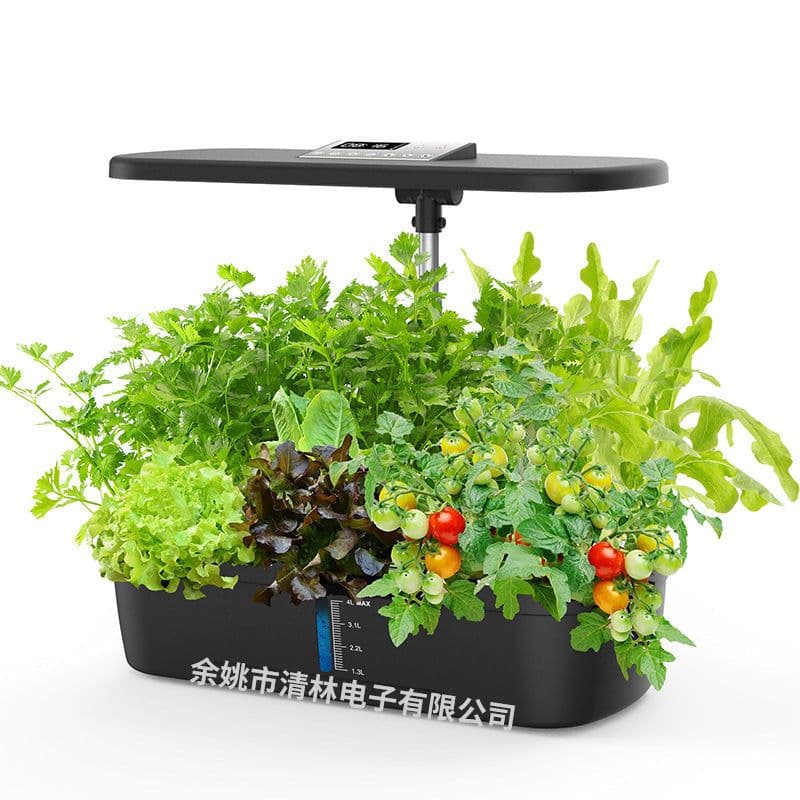 image-LCD Plant Growth Lamp 12-hole Soilless Hydroponics - ZG1003, EU CE