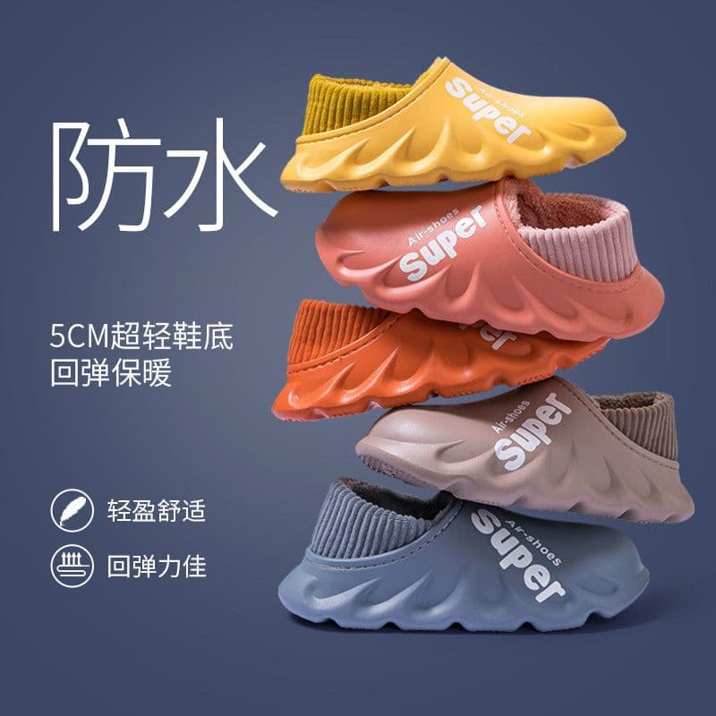 image-Low-cut snow boots men's winter warmth and velvet thickening 2021 new pedal waterproof non-slip cotton shoes men's winter