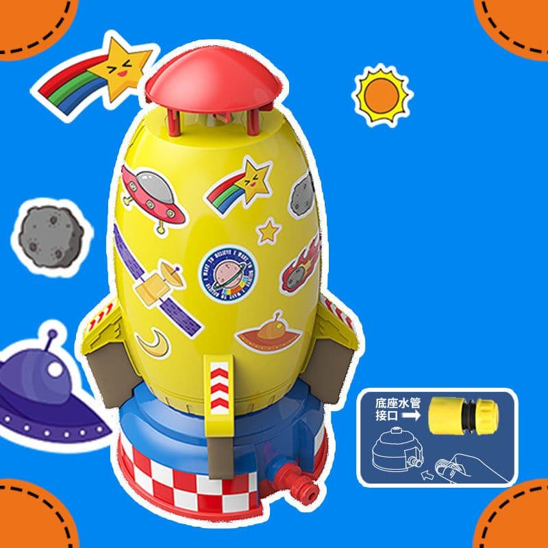 image-Rocket Sprinkler Toy - Water Spray Kids Outdoor Game