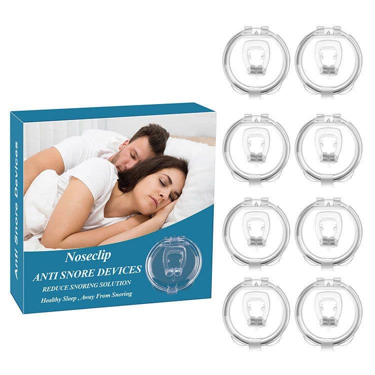 image-Cross-border exclusive nose clip physical anti-snoring anti-snoring mini magnetic silicone anti-snoring nose clip artifact