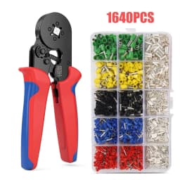 image-European Style Tubular Terminal Crimping Pliers HCS8 6 4 6 6