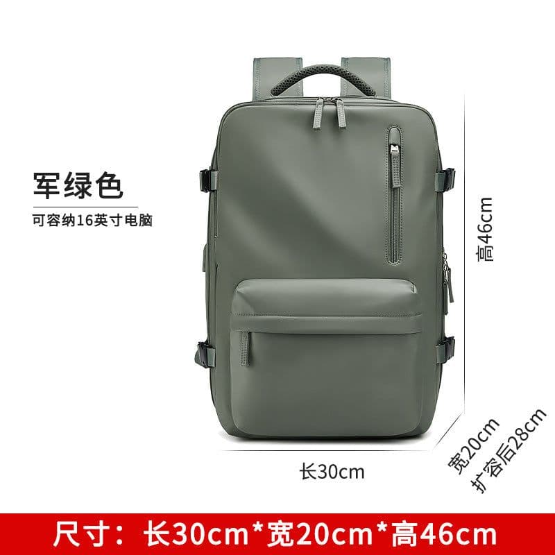 image-School bag boys backpack female college high school student backpack large capacity Korean version simple travel backpack
