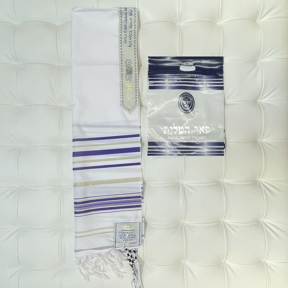 image-Arabian Scarf Shawl - Navy Blue Gold 50x180cm Polyester