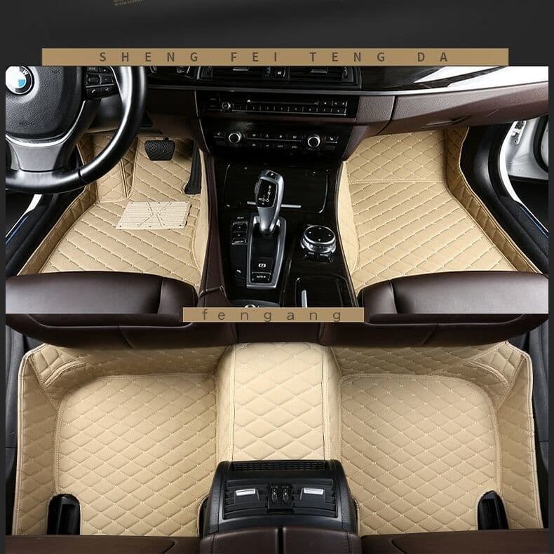 image-Wholesale full set of separate car floor mats universal non-slip foot mats fully surrounded by easy-to-clean car floor mats